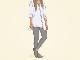 3 Ways To Wear An Oversized Shirt Wikihow Pink dress shirts look nice, but they tend to be more accepted in england than they are in the united the blouses or shirts you wear with your pants will most likely pair well with a skirt. 3 ways to wear an oversized shirt wikihow