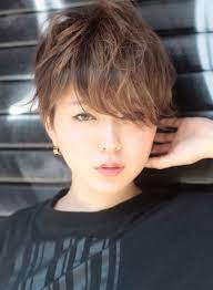 顔の気になる骨格を直してくれる髪型017 papersのヘアスタイル ショートヘア 丸顔 イケメン 女子 髪型 ヘアスタイル