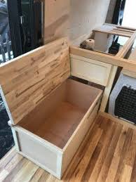 Bank Zum Sitzen Verstauen Herausziehen Vanlife Myblog7 Kastenwagen In Wohnmobil Umbau Transporter Inneneinrichtung Campervan Innen