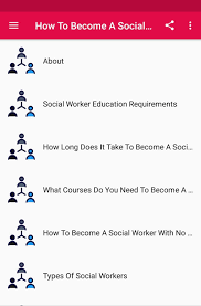 Maybe you would like to learn more about one of these? How To Become A Social Worker For Android Apk Download