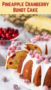 Bundt cake pans come in a variety of shapes and sizes. Pineapple Cranberry Bundt Cake Your Cup Of Cake