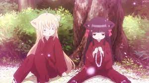 Konohana Kitan Yuzu Y Sakura Gadis Animasi Animasi Gadis