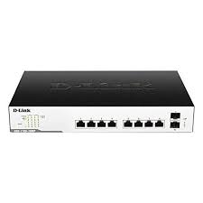 D Link Poe Switch 8 10 Port Smart Managed Gigabit Ethernet 2 Sfp Ports 130w Poe Budget Layer 2 Internet Network Dgs 1100 10mp Internet Network Port Budgeting