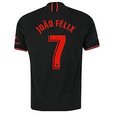 Juventus turin trikot ucl 2020/2021 orange. Herren Fussball Joao Felix 7 Auswartstrikot Schwarz Trikot 2019 20 Hemd