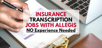 And has been around since 2010. Insurance Transcription Jobs With Allegis Work From Home Jobs Online Jobs Side Hustles