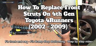 Toyota 4runner features and specs at car and driver. Toyota 4runner Complete Strut Replacement 4th Gen Shocks And Struts