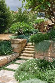 Garden Steps Oct 16 Cascading Plant Tiered Garden Front Garden Design Garden Design