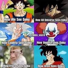 Dragon ball z goku memes. Dragon Ball Z Memes 009 How We See Goku Universe Caulifla Vegeta Giren Frieza Comics And Memes