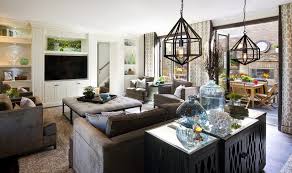 Hamptons Inspired Luxury Home Family Room Robeson Design Robeson Design Rebecca Robeson Family Room