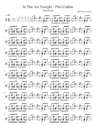 Feel free to provide more information. In The Air Tonight Phil Collins Sheet Music For Drum Group Solo Musescore Com