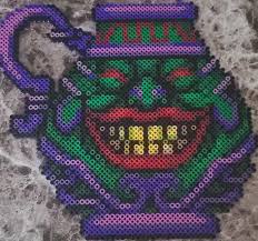 Made a Pot of Greed out of perler beads : ryugioh