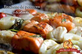 Brochette De Poissons A La Plancha En 2020 Brochette De Poisson Poisson Plancha Recette Poisson