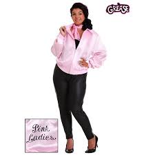 Grease Plus Size Pink Ladies Jacket