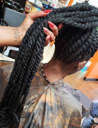 30 Edgy Flat Twist Hairstyles You Need To Check Out In 2020 Flat twist your hair, add extensions and make this huge braided bun your style for the night. 30 edgy flat twist hairstyles you need