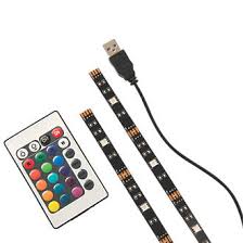 Luceco Rgb Led Usb Tape Lights 2 5w 2 Pack Led Tape Lights Screwfix Ie