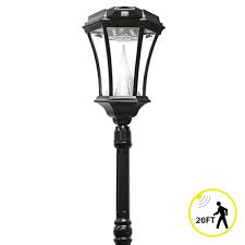 Victorian Pir Series Solar Lamp Post With Motion Sensor Gs 94pir S Gamasonic Solar Lighting