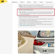 Do i need gb stickers in france. Brexit Means Gb Stickers Will Be Required When In The Eu Bmw 3 Series And 4 Series Forum F30 F32 F30post