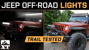 The Best Jeep Wrangler Off Road Lighting Light Bars Rock Lights Flood Spot Light Youtube