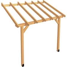 Appenti Bois Auvent 1 Pan 6 M Leroy Merlin Appenti Bois Pergola Bois Auvent Bois