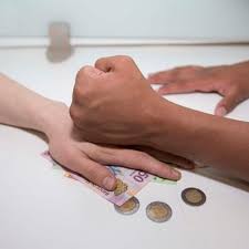 Violencia económica ilustración