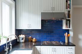 Royal blue and white kitchen cabinets. Royal Blue Kitchen Ideas Photos Houzz