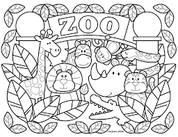 Excellent Zoo Coloring Page Zoo Animal Coloring Pages Zoo Coloring Pages Farm Animal Coloring Pages