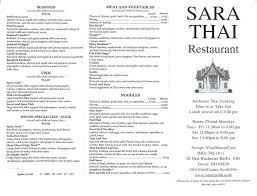 Sara thai kitchen, kuantan, pahang, malesia 4.0. Sara Thai Kuantan Menu