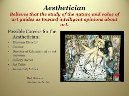 Aesthetics is the branch of philosophy concerned with the nature and appreciation of art, beauty and good taste. Describe What You See Aesthetics A Branch Of Philosophy Dealing With The Nature Of Beauty Ppt Download