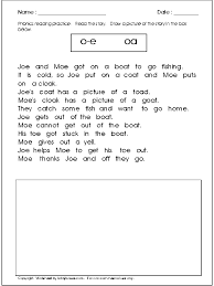 Reading comprehension skills are best handled with oral questions to ensure comprehension at early levels. Phonics Free Printables Phonics Reading Phonics Free Phonics Passages