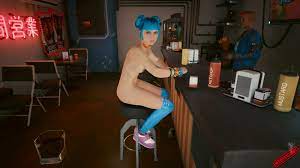 Cyberpunk 2077 Naked Blue Moon | Nude patch