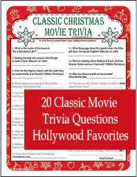 Sep 23, 2020 · not only can you pull out some christmas movie trivia quizzes for a quiet evening at home with the family, but it also makes for a super fun and festive addition to any holiday party. Classic Christmas Trivia Game Printable Holiday Quiz