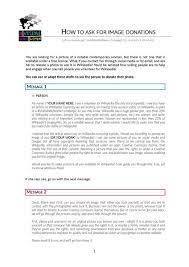 Some people will donate to your organization or cause no matter what, but most donations depend on someone to ask for donations with skill. File How To Ask For Image Donations Pdf Wikimedia Commons