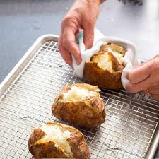 Two students take the test at a time together with an examiner. The Perfect Baked Potato
