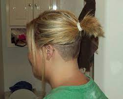 25 Glamorous Shaved Hairstyles For Women Slodive Undercut Hairstyles Undercut Ponytail Shaved Hair