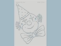 Clown Schablone Schablonen Schablonen Vorlagen Vorlagen