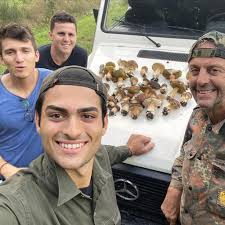 Mushroom hunters 🙌🏼 #🍄 #autumnintuscany @ Tuscany · Matteo Bocelli ·  Facebook