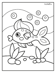 Advertisement fishing is an ancient activity that is among the world's most popular pastimes. Fish Coloring Pages 30 Printable Sheets Easy Peasy And Fun