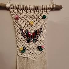 Maybe you would like to learn more about one of these? Large Macrame Wall Hanging Sequin Butterfly Wall Decor Nursery Wall Art Macrame Wall Tapestry Conscious Crafties