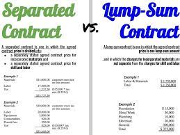 Managing a lump sum yourself likely involves some investment costs (management fees, transaction fees, etc.). Chapter 3 Sep Vs Lump Sum Posted Nov 16 2015 1 46 Am By Lauren Hitt Updated Nov 16 2015 1 50 Am Chapter 3 Tax Responsibilities Taxable Customers Lump Sum Contract A Lump Sum Contract Is One In Which The Agreed Contract Price Is One