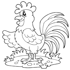 Pour imprimer un de ces instruments chez vous, il vous suffit de cliquer sur. Coloriage Le Coq De La Ferme En Ligne Gratuit A Imprimer