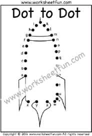 Download letter a to z tracing activity sheets, perfect for kindergarteners who are learning how to write. Dot To Dot Rocket Letters A Z One Worksheet Free Printable Worksheets Worksheetfun