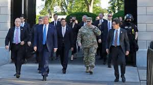 On easter sunday's arrival, president donald trump has yet to attend a church service in the capitol since the worship events of his inauguration weekend in. Milley Apologizes For Taking Part In Trump Church Walk I Should Not Have Been There Abc News