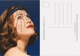 Max Factor promo postcard 2