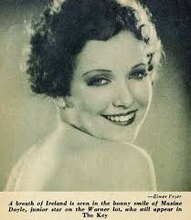 Maxine Doyle (1915-1973) by Elmer Fryer from "Hollywood", June 1934