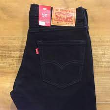 Mens black levi s premium warm 511 slim thermolite stretch jeans verycomfortable. A Men S Levi S 511 Black Slim Fit Jeans Pant Bottoms Slim Fit Jeans Mens Denim Levis 511 Black
