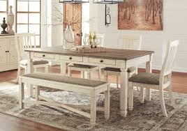 Table extends to 80 with 16 leaf. Bolanburg Two Tone 5pc Dining Set Lexington Overstock Warehouse