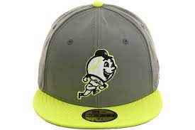 New Era 2tone New York Mets Guy Fitted Hat Storm Gray Neon Yellow Black Hats For Men Guy Fits Fitted Hats