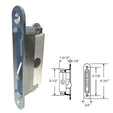 Mortise sliding door lock with rim dead bolt. Sliding Glass Patio Door Lock Mortise Type 3 7 8 Screw Holes By Technologylk Walmart Com Walmart Com