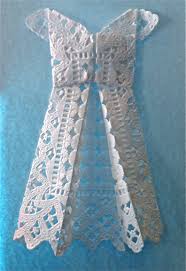 Glue the elements of your dress onto the cover of your card. Origami Wedding Dress Card What About This