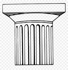 pillar vector silhouette doric column drawing easy hd png download vhv doric column drawing easy hd png